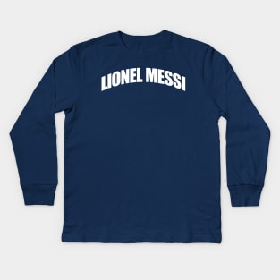 Lionel messi tshirt Kids Long Sleeve T-Shirt